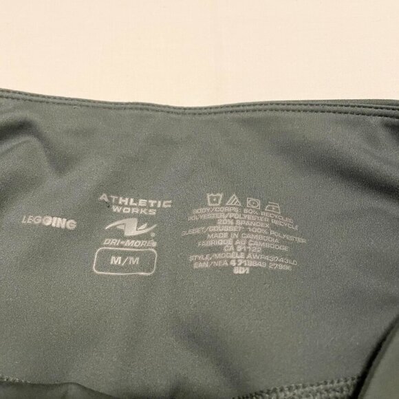 Athletic Leggings With Pockets Dri More Tech Size Medium - Picture 5 of 12